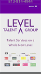 Mobile Screenshot of leveltalentgroup.com